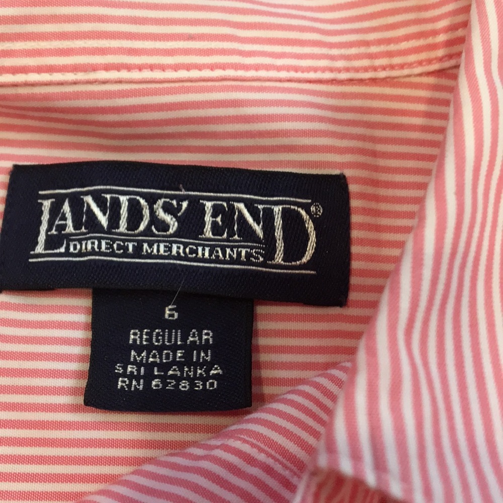 Lands’ End size 6 button-down shirt - Picture 2 of 6